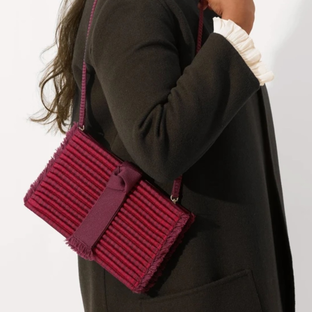 Rothy’s The Tassel Clutch - Ruby Red